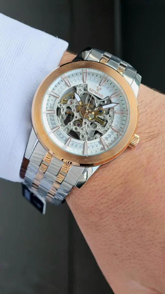 Raymond Erkek Kol Saati RYM-31001-R140  Çelik Kordon