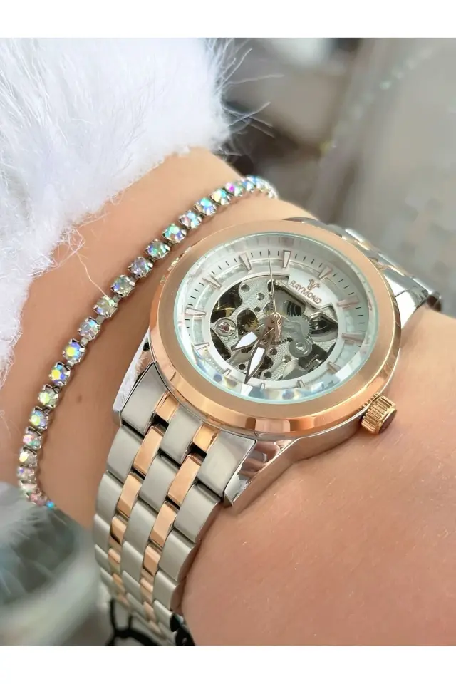 Raymond Kadın Kol Saati RYM-31001L-R88  Çelik Kordon