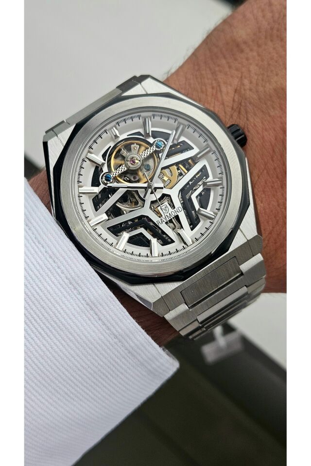 Raymond Erkek Kol Saati RYM-311656-R47  Çelik Kordon