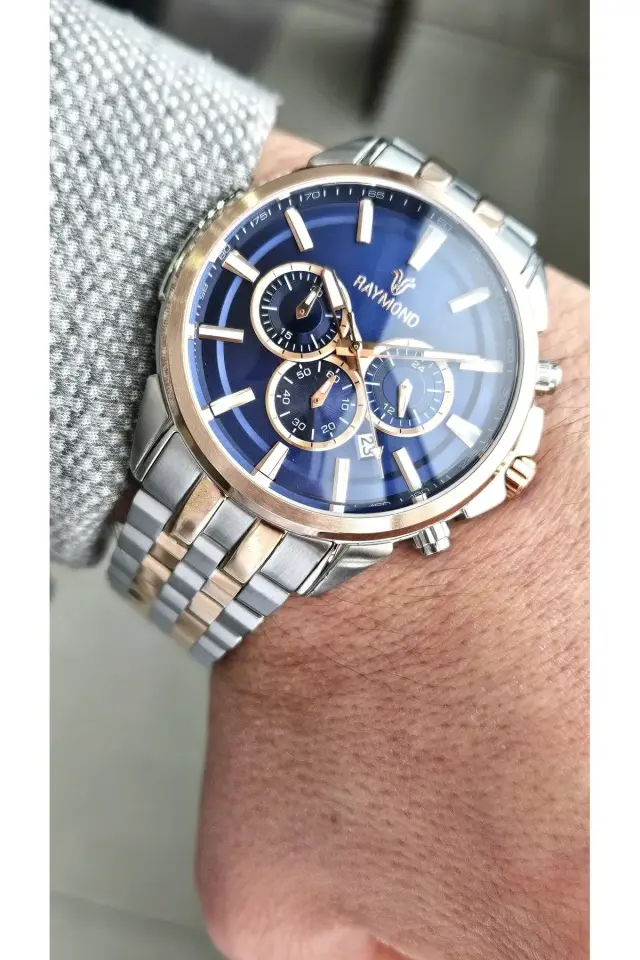Raymond Erkek Kol Saati RYM-81054-R143  Çelik Kordon