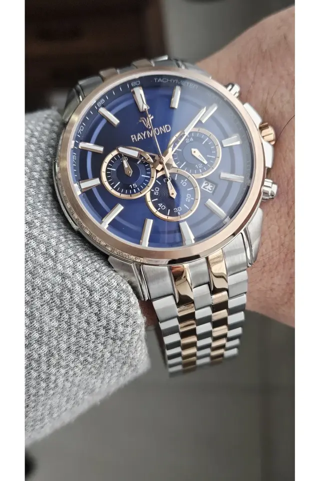 Raymond Erkek Kol Saati RYM-81054-R143  Çelik Kordon