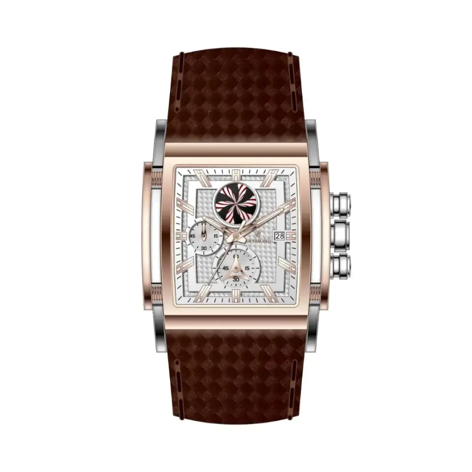 Raymond Erkek Kol Saati RYM-8309-R154  Deri Kordon