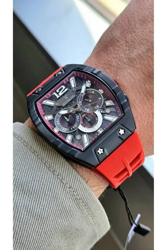 Raymond Erkek Kol Saati ARED  Silikon Kordon