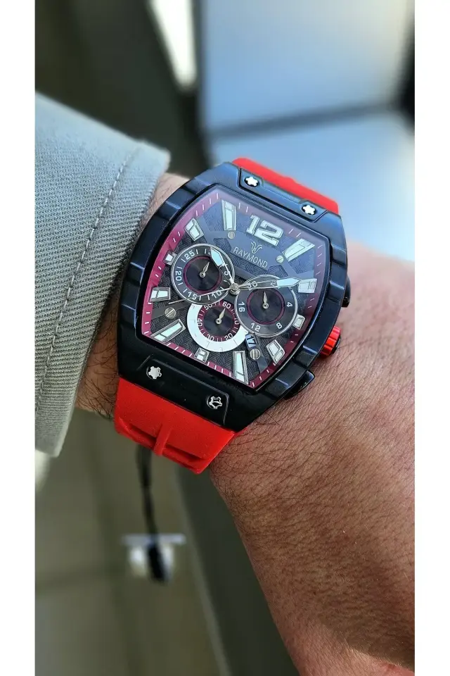 Raymond Erkek Kol Saati ARED  Silikon Kordon