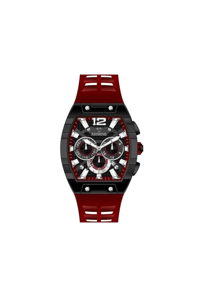Rym-83604 Paslanmaz Çelik - Silikon Kordon - 2 Yıl Garanti - Raymond Erkek Kol Saati ARED