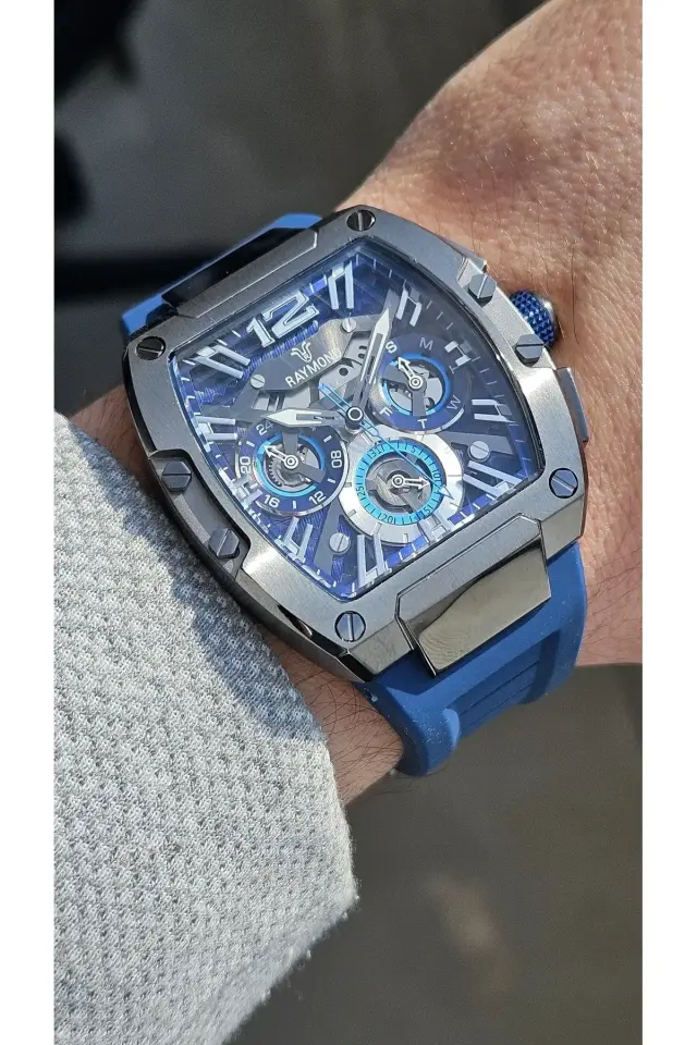 Raymond Erkek Kol Saati RYM-9D76-R157  Silikon Kordon