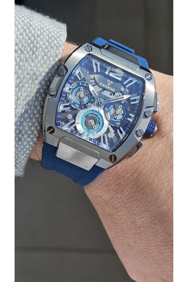 Raymond Erkek Kol Saati RYM-9D76-R157  Silikon Kordon