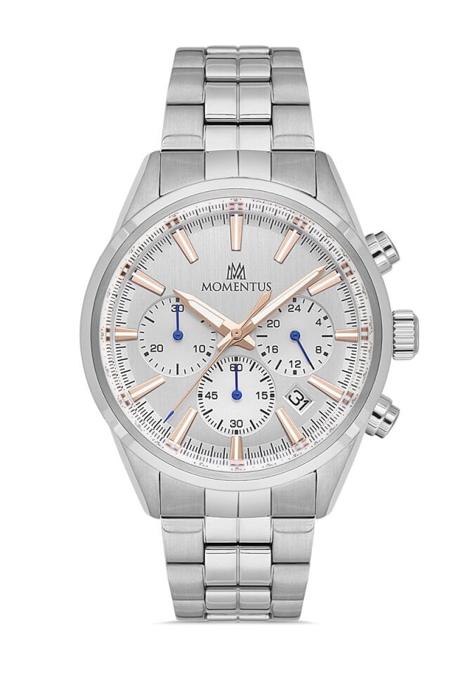 Momentus Paslanmaz Çelik Kordon Quartz  Erkek Kol Saati CC306S-02SR