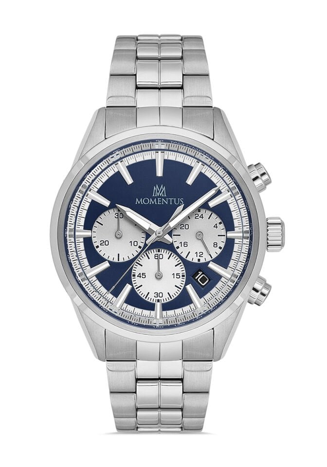 Momentus Paslanmaz Çelik Kordon Quartz  Erkek Kol Saati CC306S-11SB