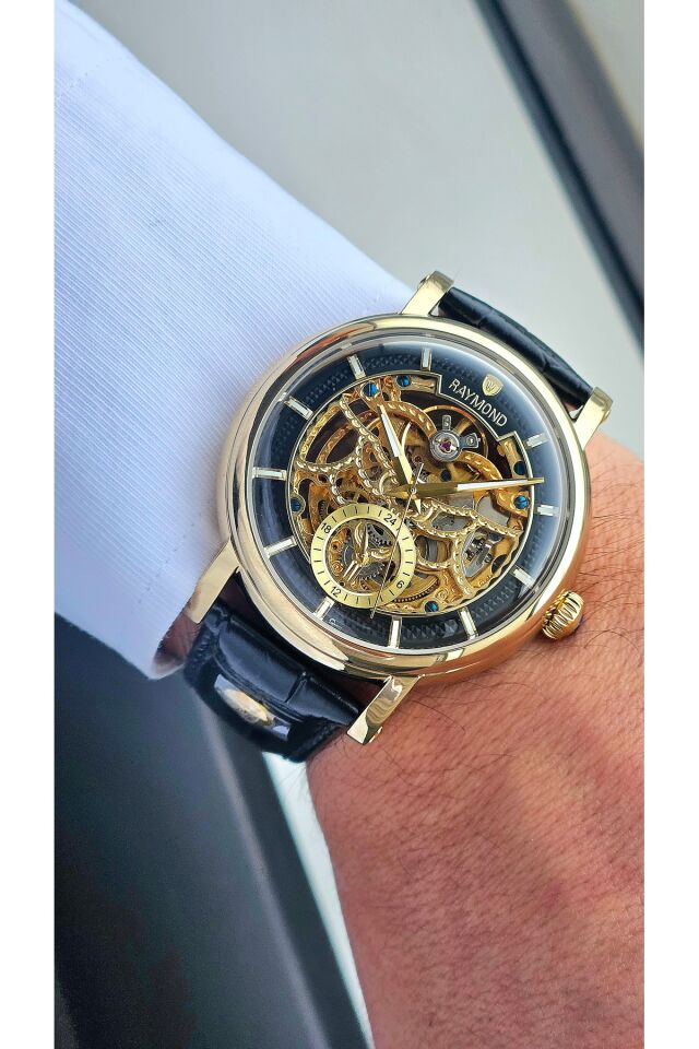 Raymond Erkek Kol Saati RYM-4853-R120  Deri Kordon