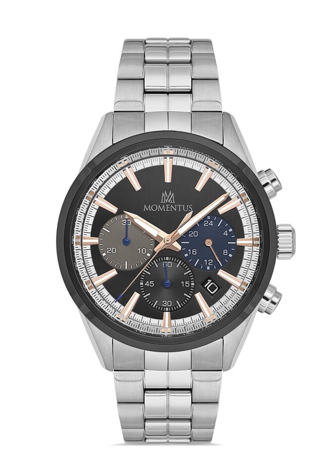 Momentus Paslanmaz Çelik Kordon Quartz  Erkek Kol Saati CC306T-04SS