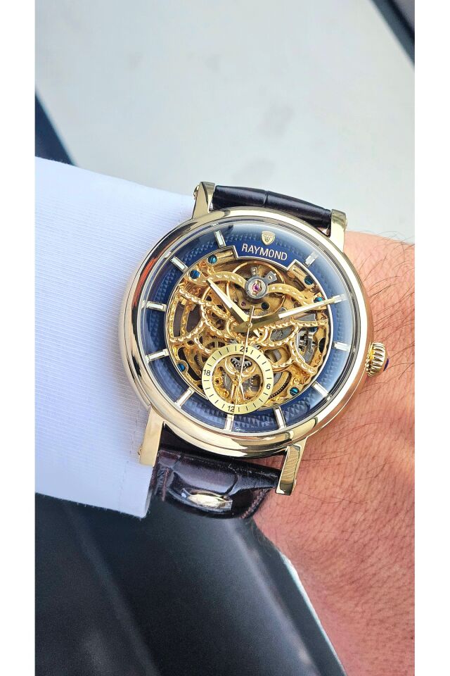 Raymond Erkek Kol Saati RYM-4853-R119  Deri Kordon