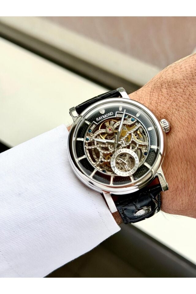 Raymond Erkek Kol Saati RYM-4853-R68  Deri Kordon