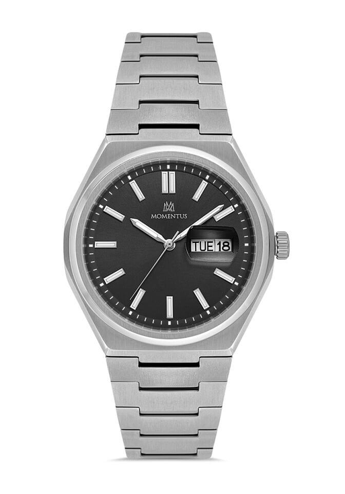 Momentus Paslanmaz Çelik Kordon Quartz  Erkek Kol Saati CM380S-04SS