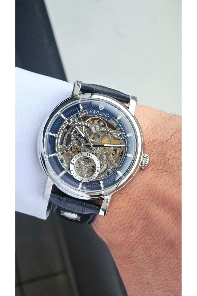 Raymond Erkek Kol Saati RYM-4853-R44  Deri Kordon