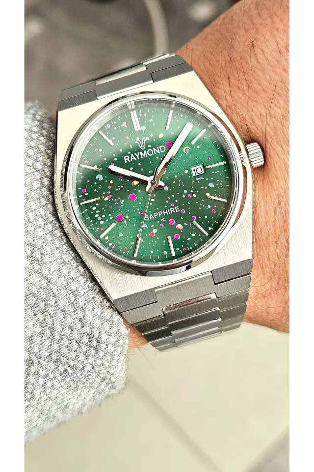 Rym-280269 Erkek Kol Saati - Paslanmaz Çelik - 2 Yıl Garanti Yeil