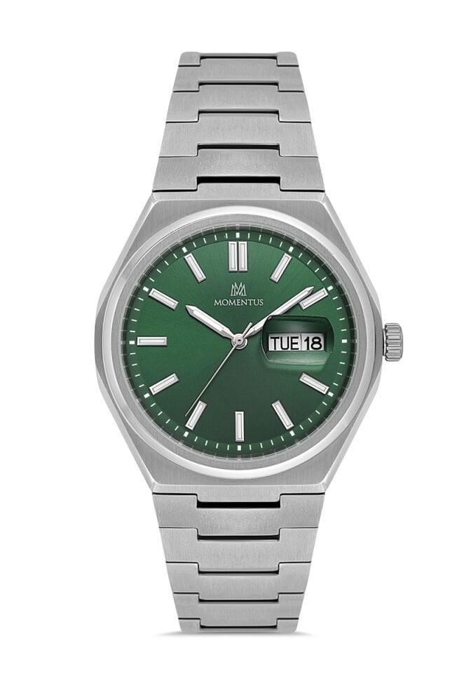 Momentus Paslanmaz Çelik Kordon Quartz  Erkek Kol Saati CM380S-15SS