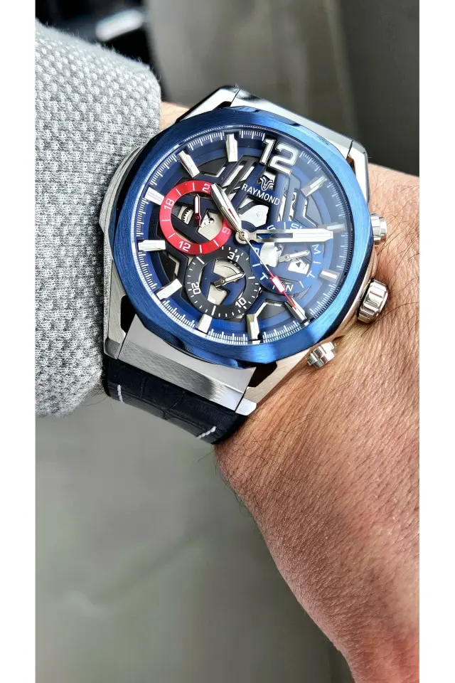 Raymond Erkek Kol Saati RYM-9D13-R81  Deri Kordon