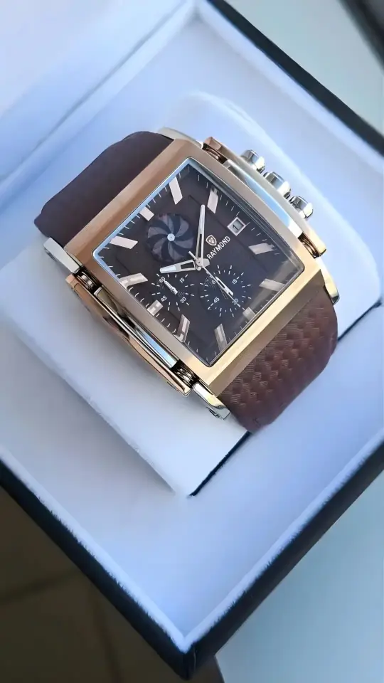 Raymond Erkek Kol Saati YENİ RYM-8309-R196  Deri Kordon