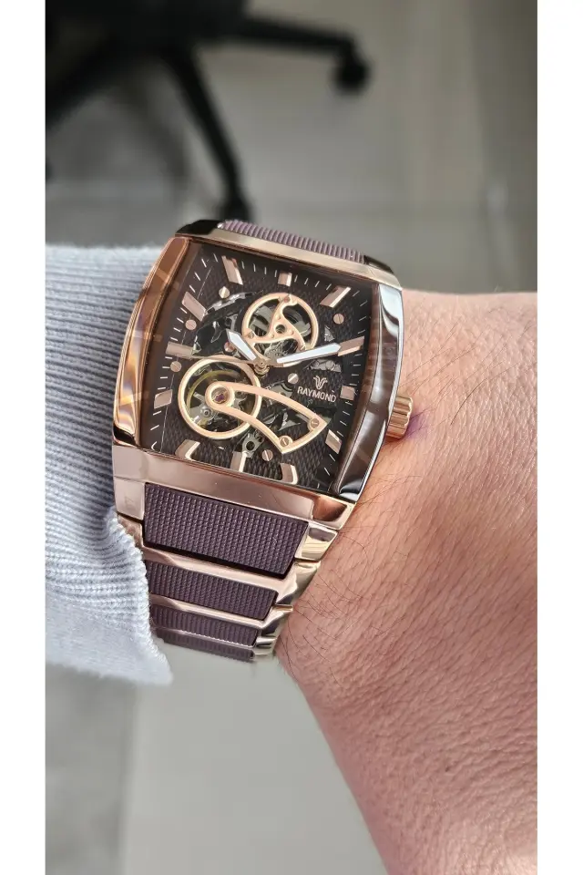 Raymond Erkek Kol Saati RYM-5129-R16  Çelik Kordon