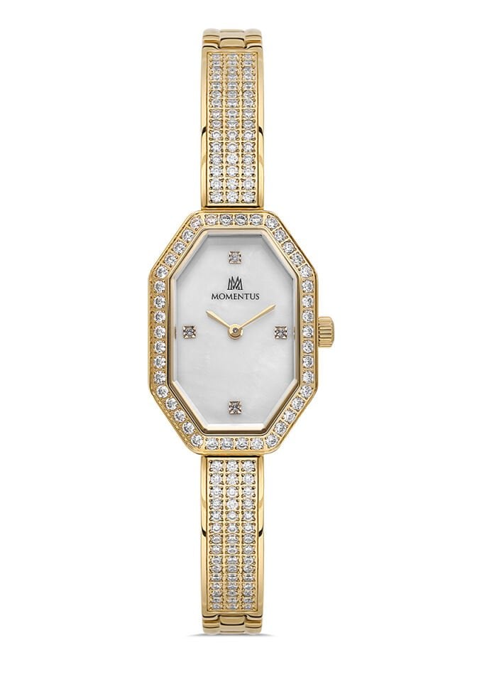 Momentus Paslanmaz Çelik Kordon Quartz  Kadın Kol Saati SS406G-09SG