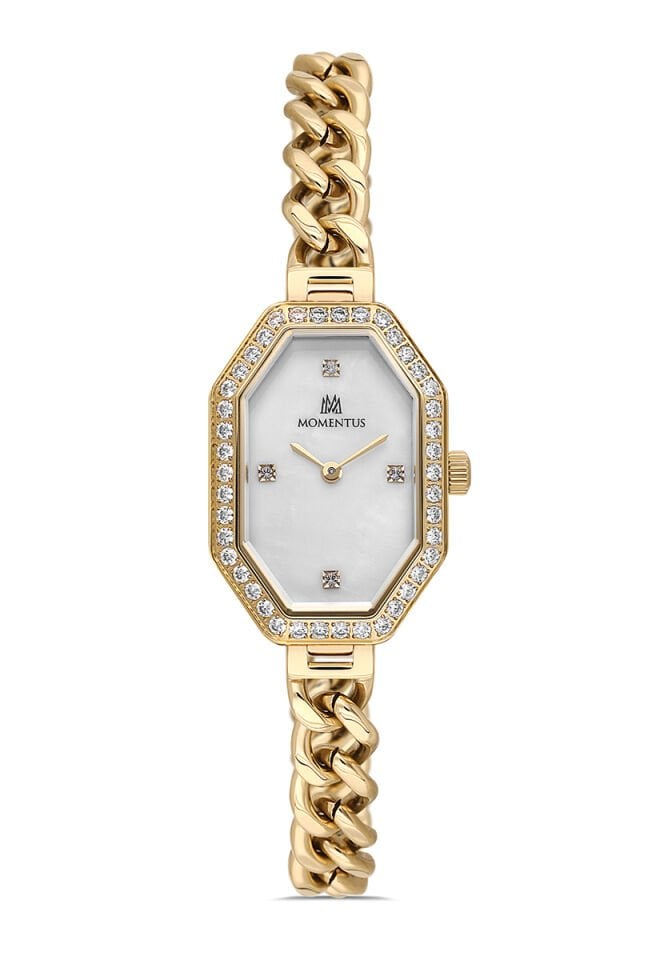 Momentus Paslanmaz Çelik Kordon Quartz  Kadın Kol Saati SS407G-09SG