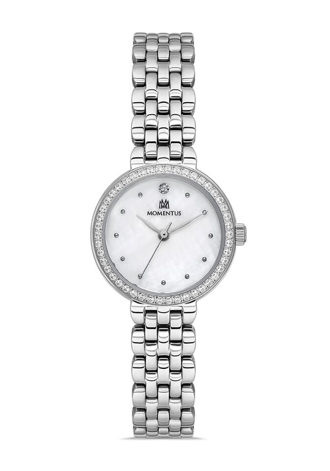 Momentus Paslanmaz Çelik Kordon Quartz  Kadın Kol Saati SW298S-09SS