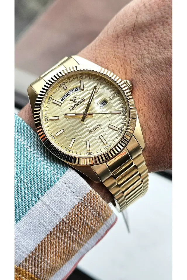 Raymond Erkek Kol Saati RYM-61001-R73  Çelik Kordon
