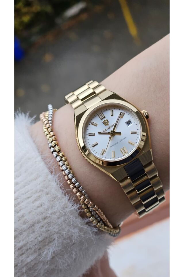 Raymond Kadın Kol Saati RYM-611189L-R148  Çelik Kordon