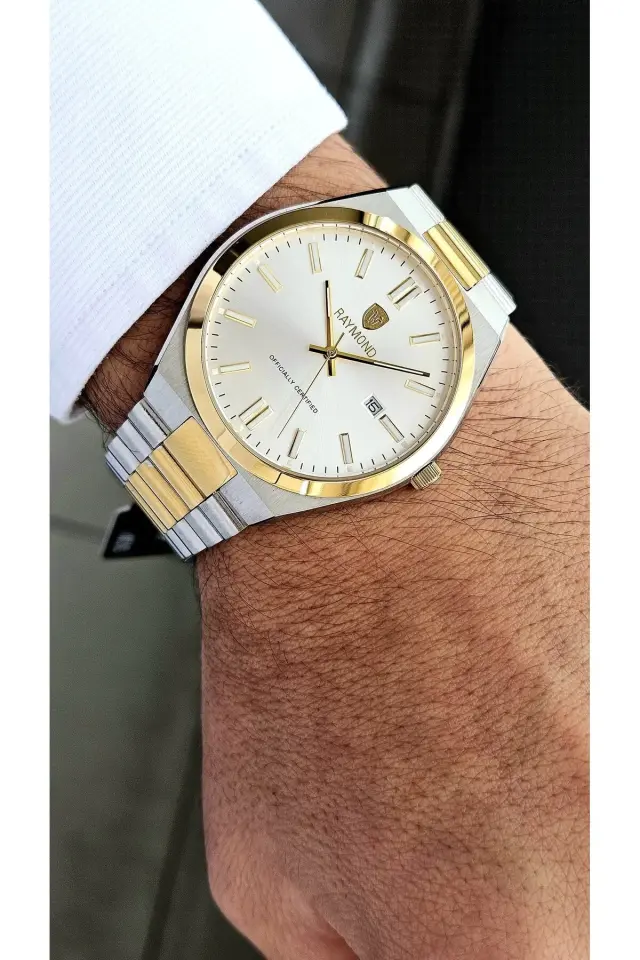 Raymond Erkek Kol Saati RYM-611189M-R147  Çelik Kordon