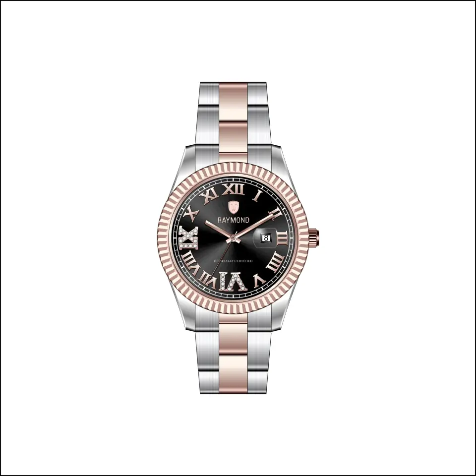 Raymond Kadın Kol Saati RYM-611821L-R144  Çelik Kordon