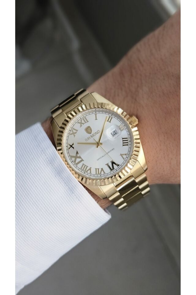 Raymond Erkek Kol Saati RYM-611821M-R148  Çelik Kordon