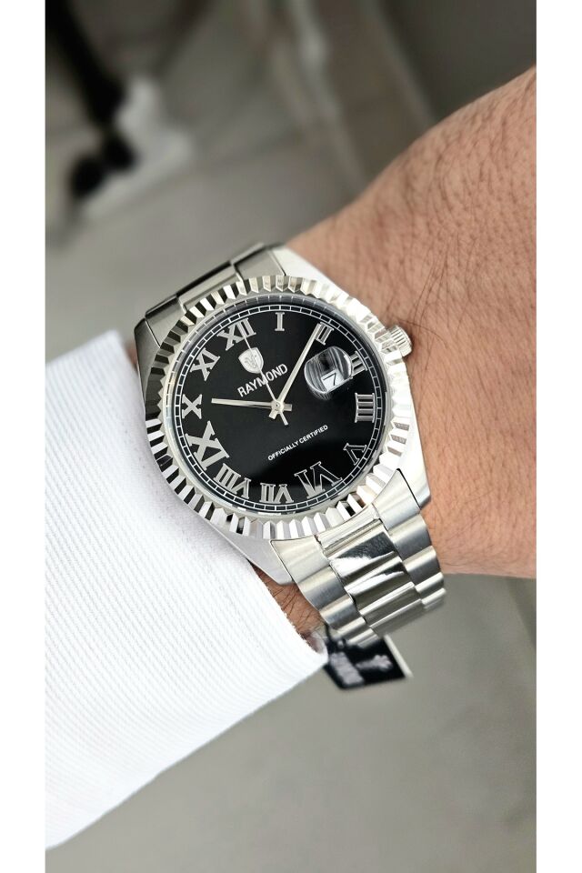 Raymond Erkek Kol Saati RYM-611821M-R68  Çelik Kordon