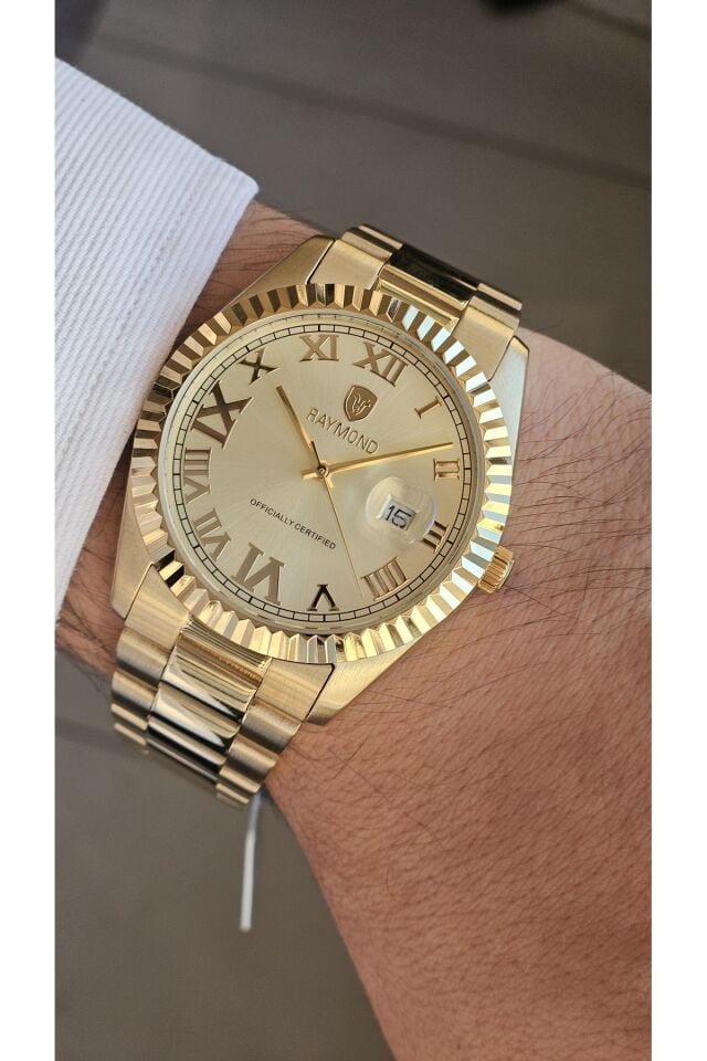 Raymond Erkek Kol Saati RYM-611821M-R45  Çelik Kordon