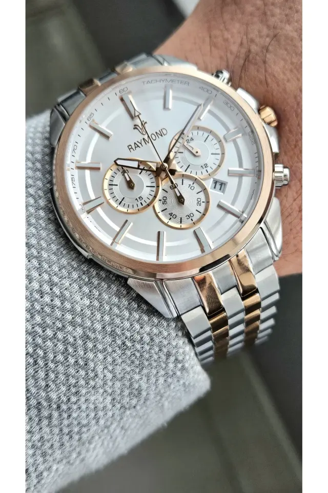 Raymond Erkek Kol Saati RYM-81054-R56  Çelik Kordon