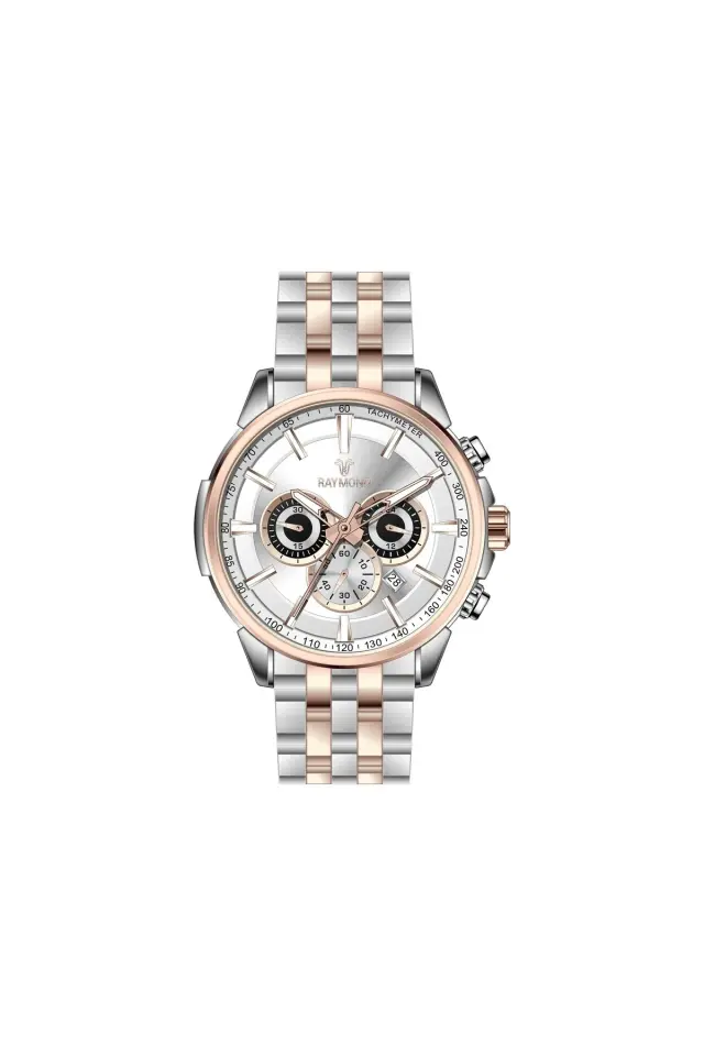 Rym-81054 Raymond Erkek Kol Saati - Paslanmaz Çelik - 2 Yıl Garanti RYM-81054-R56