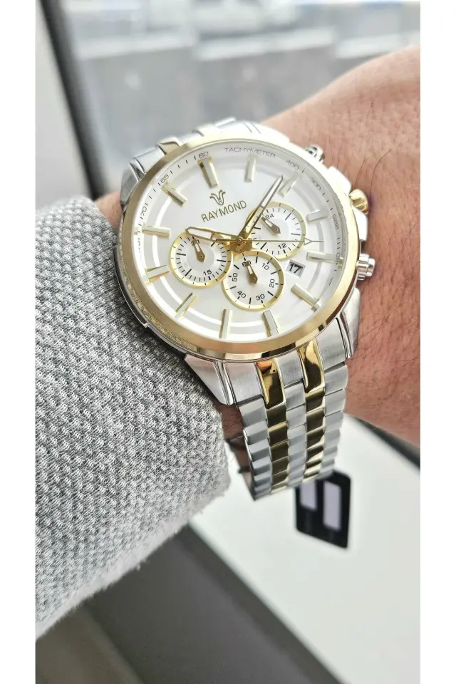 Rym-81054 Raymond Erkek Kol Saati - Paslanmaz Çelik - 2 Yıl Garanti RYM-81054-R52