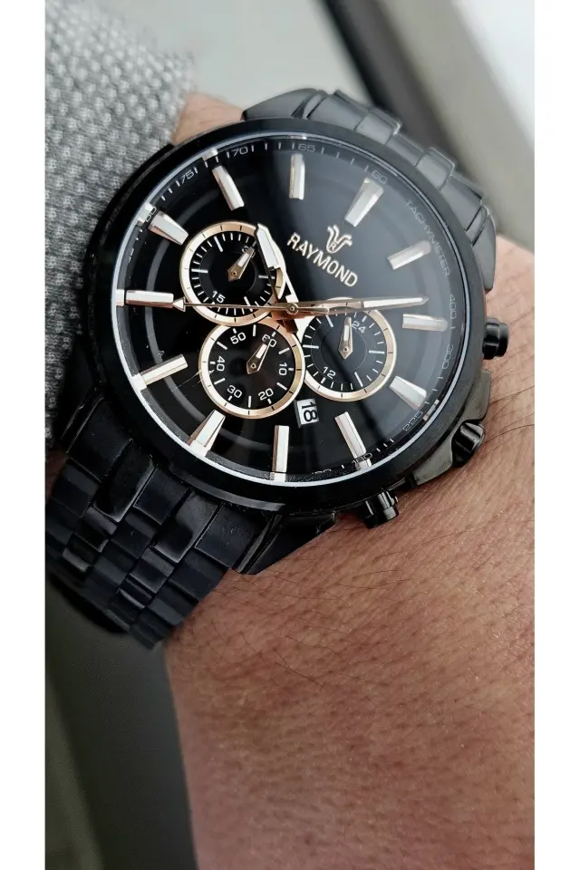 Raymond Erkek Kol Saati RYM-81054-R50  Çelik Kordon