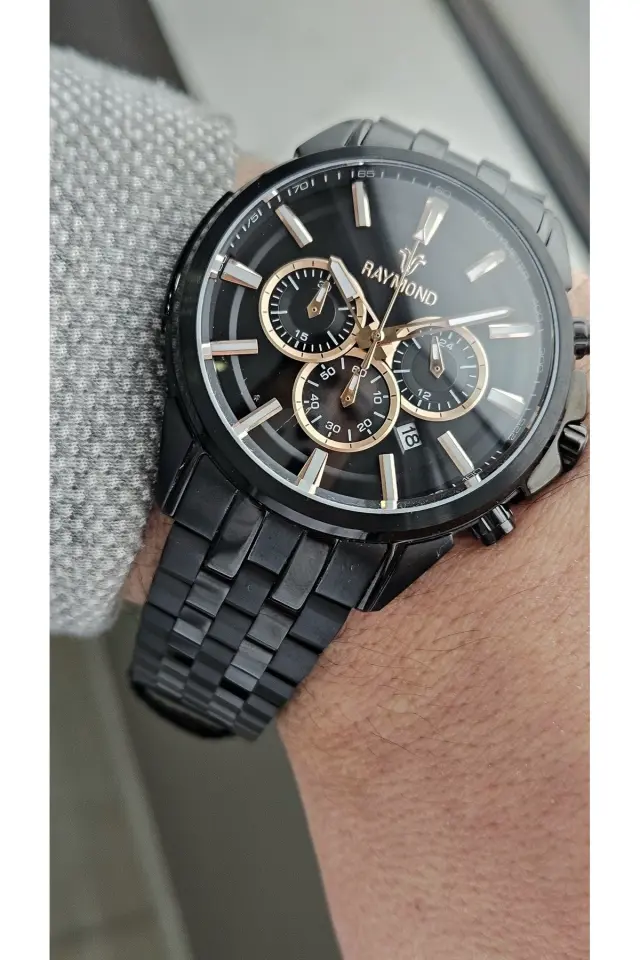 Raymond Erkek Kol Saati RYM-81054-R50  Çelik Kordon