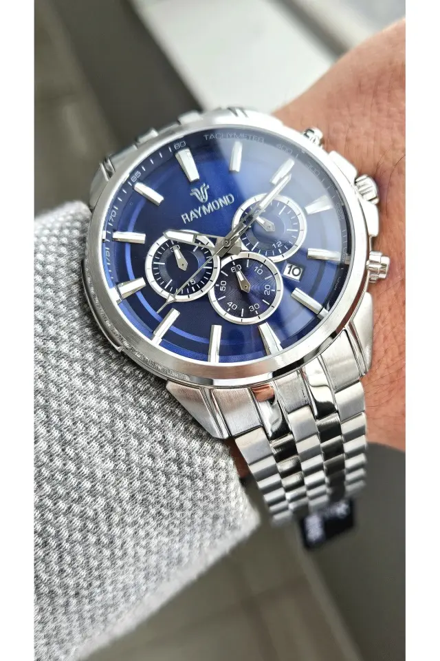 Rym-81054 Raymond Erkek Kol Saati - Paslanmaz Çelik - 2 Yıl Garanti RYM-81054-R29