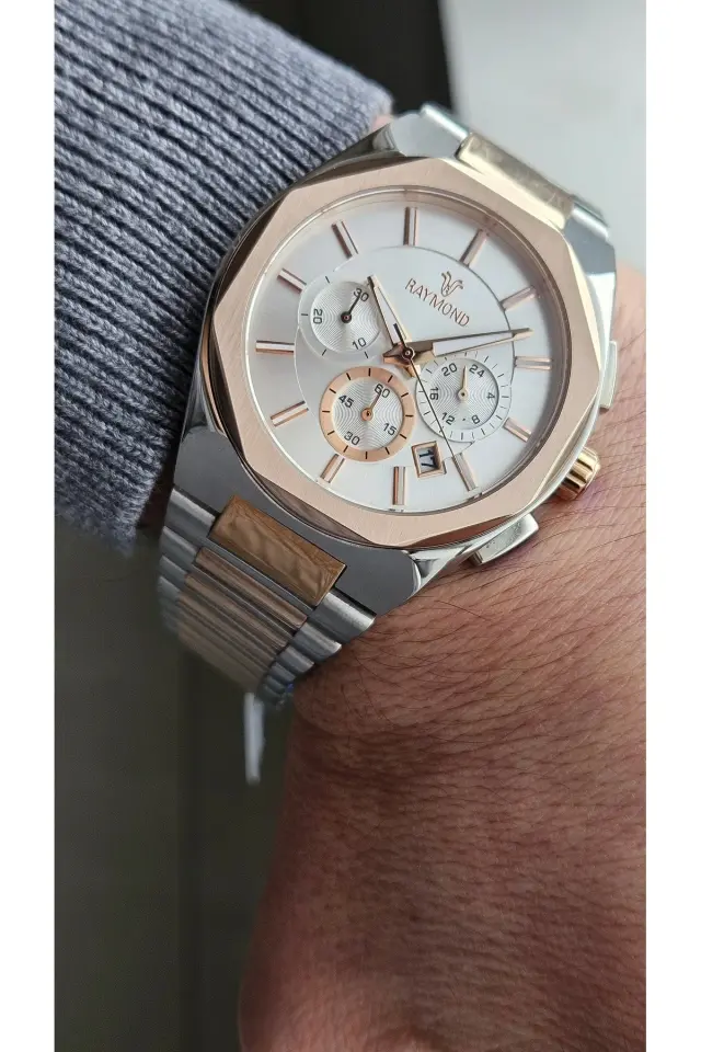 Raymond Erkek Kol Saati RYM-81654-R140  Çelik Kordon