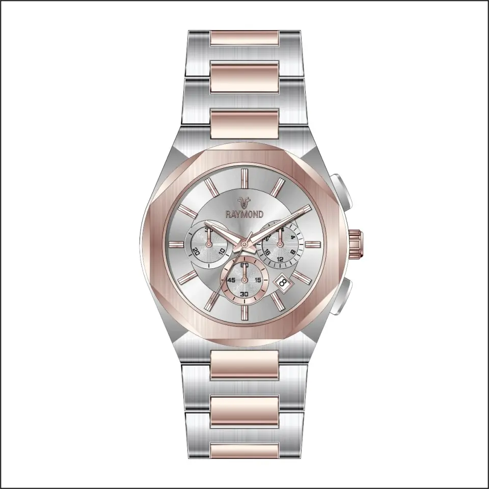 Raymond Erkek Kol Saati RYM-81654-R140  Çelik Kordon