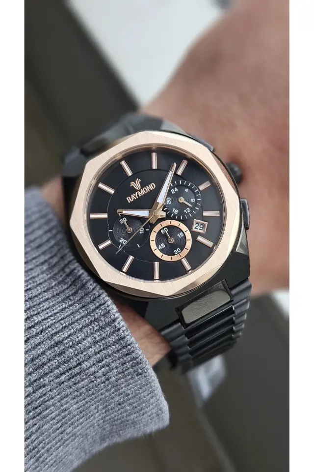 Raymond Erkek Kol Saati RYM-81654-R50  Çelik Kordon