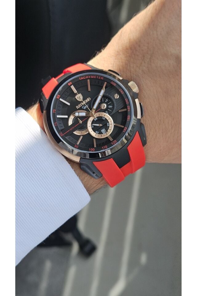 Raymond Erkek Kol Saati RYM-83020-R204  Silikon Kordon