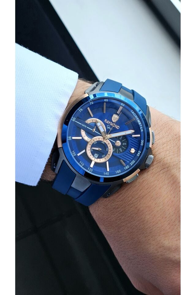 Raymond Erkek Kol Saati RYM-83020-R195  Silikon Kordon