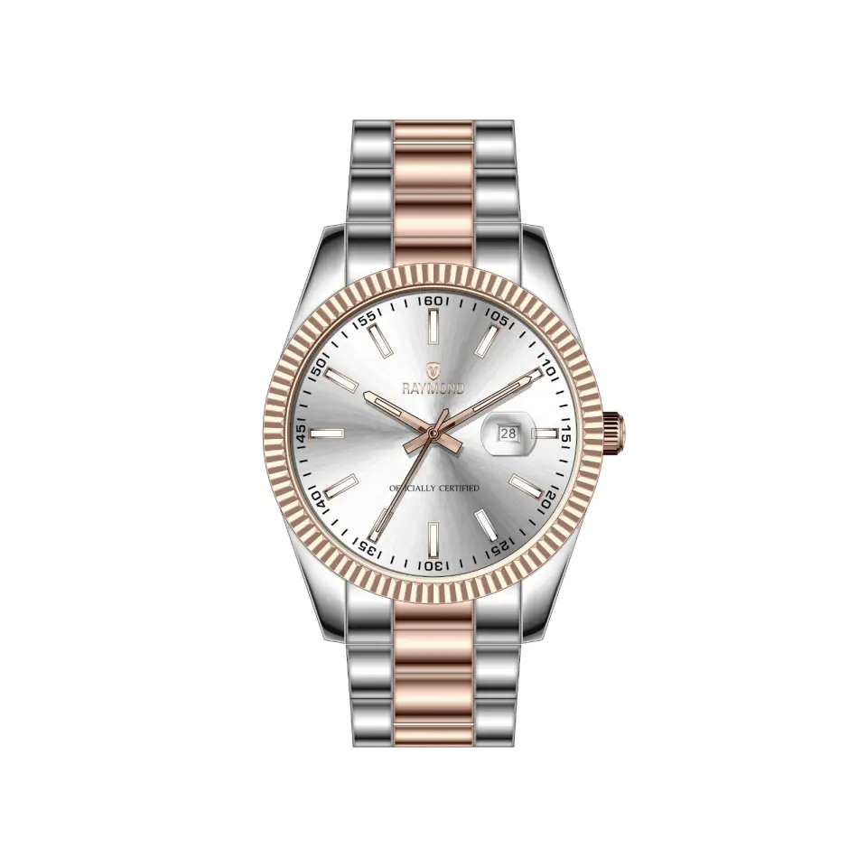Raymond Erkek Kol Saati 00288-R140  Çelik Kordon