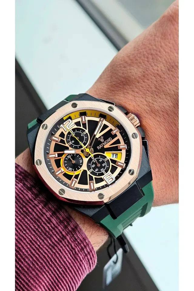 Raymond Erkek Kol Saati RYM-83605-R105  Silikon Kordon