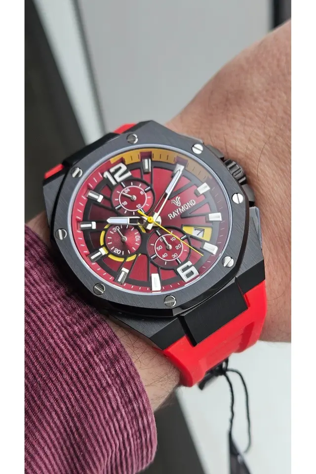Raymond Erkek Kol Saati RYM-83605-R79  Silikon Kordon