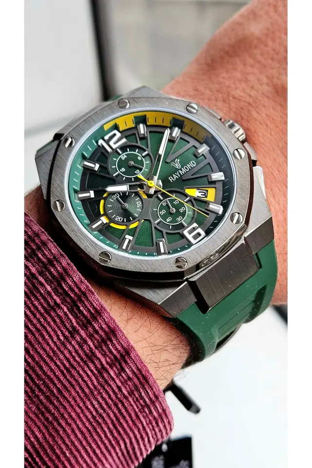 Raymond Erkek Kol Saati RYM-83605-R77  Silikon Kordon