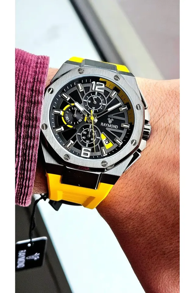 Raymond Erkek Kol Saati RYM-83605-R73  Silikon Kordon